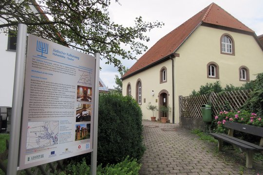 Jüdische Gedenkstätte und ehemalige Synagoge im Ortsteil Michelbach an der Lücke
